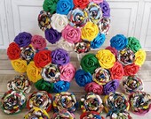 Paper Flower wedding bridal bouquet superhero comic marvel DC UK