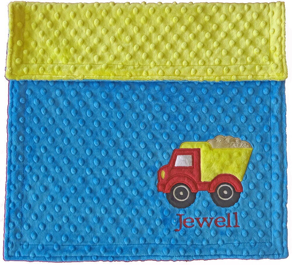 Firetruck Minky Baby Blanket Dump-truck Tonka Trucks Personalized Minky Baby Blanket Firetruck Minky Baby Blanket Dump-truck Tonka Trucks Personalized Minky Baby Blanket