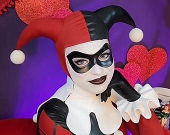Jester Villain Foam Domino Mask