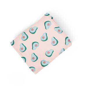 Pink Avocado Plush Blanket