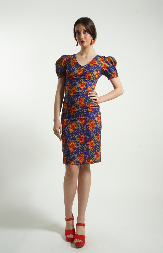 fitted cotton dress