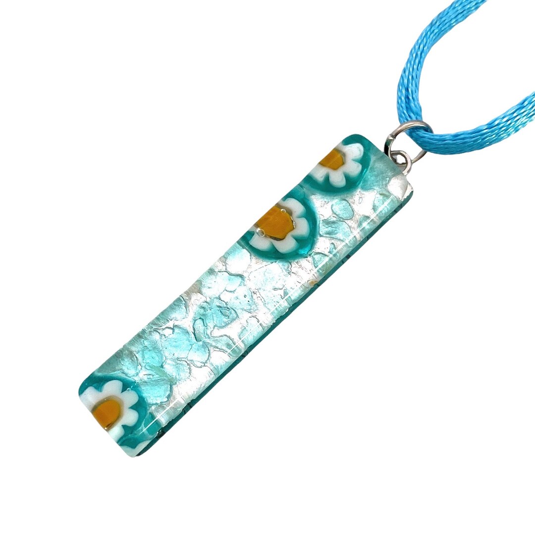 Murano Glass Pendant Murano Glass Necklace Glass Etsy