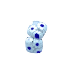 Glass Earrings made using Murano Glass, Hand Selected Genuine Millefiori Glass Stud Earrings, Venetian Glass, 1.2cm x 1.2cm