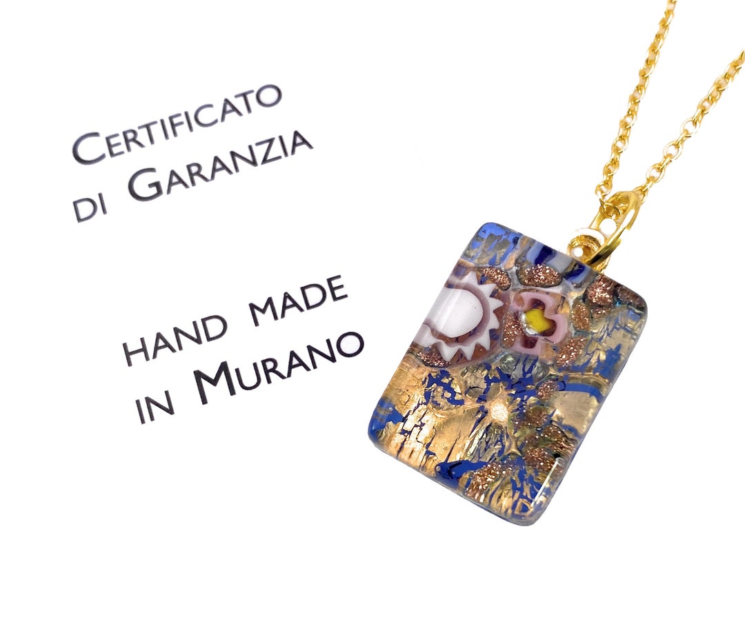 Glass Pendant Murano Glass Pendant Murano Glass Jewellery Etsy