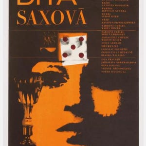 Colección de cine de la nueva ola checoslovaca, 4 carteles de películas, póster original, diseño gráfico checo de los años 60, arte mural excepcional, decoración del hogar
