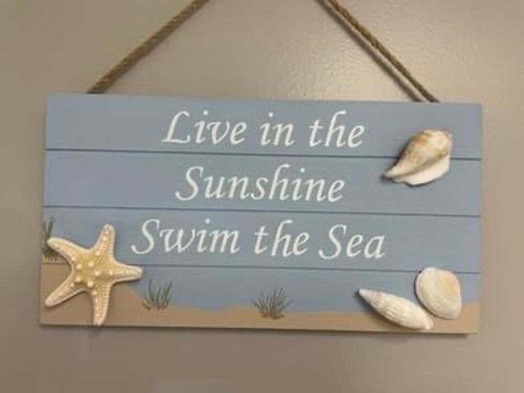 Beach Themed Wall Decor Etsy