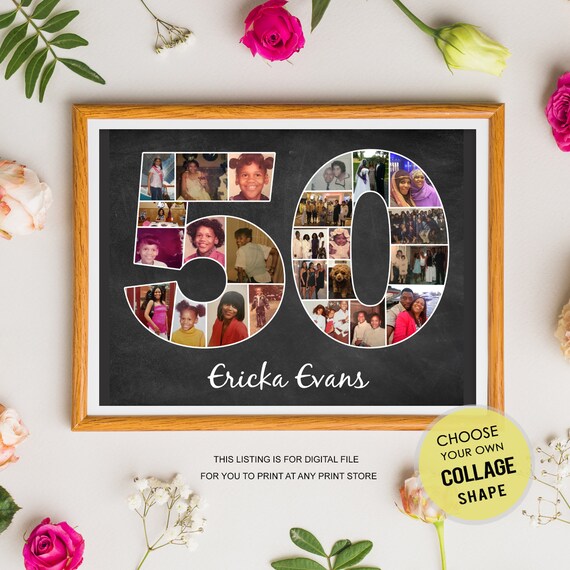 Personalised Birthday Floral Candle Gift Present Keepsake 50th 60 70 80 90 Any