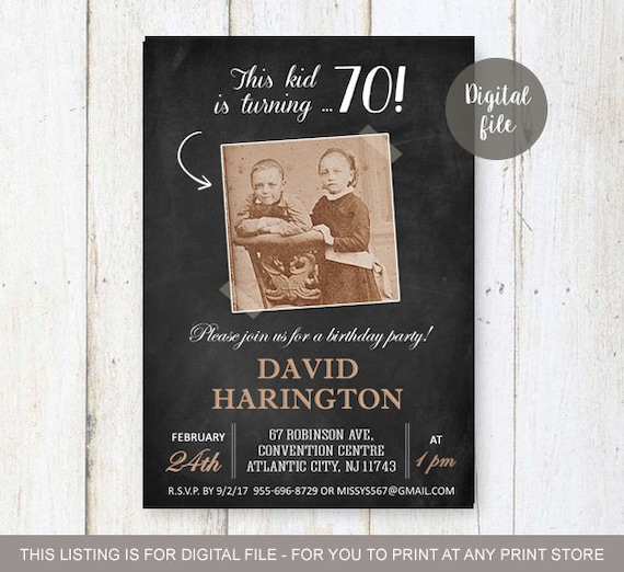 Dad Birthday Invitation 4