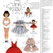 Betsy in January Paper Dolls - Digital Download