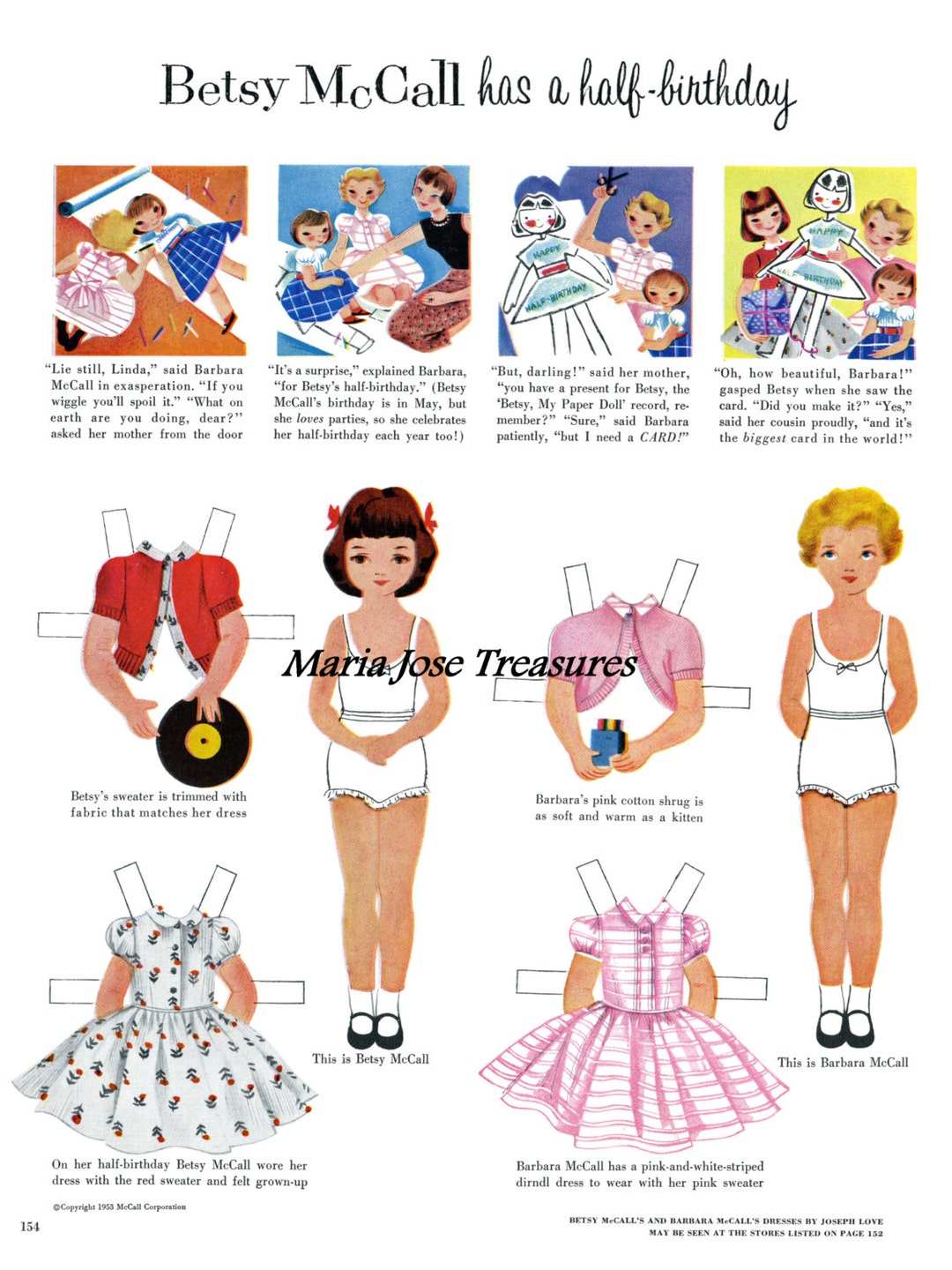 Betsy in November Paper Dolls Digital Download Etsy