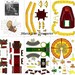 Vintage Time Machine Paper Doll Cut Outs Digital Download - Etsy
