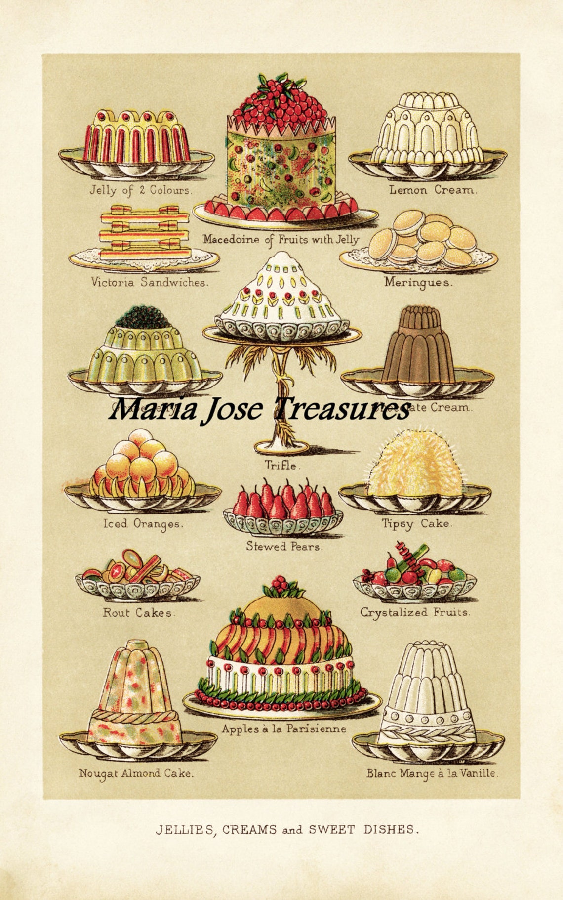 Vintage Victorian Table Setting Images Digital Download Etsy