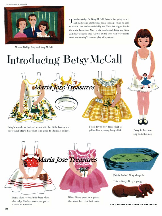old school paper dolls
