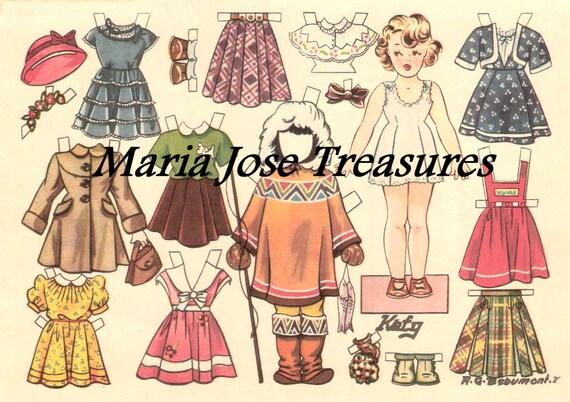 american girl paper dolls