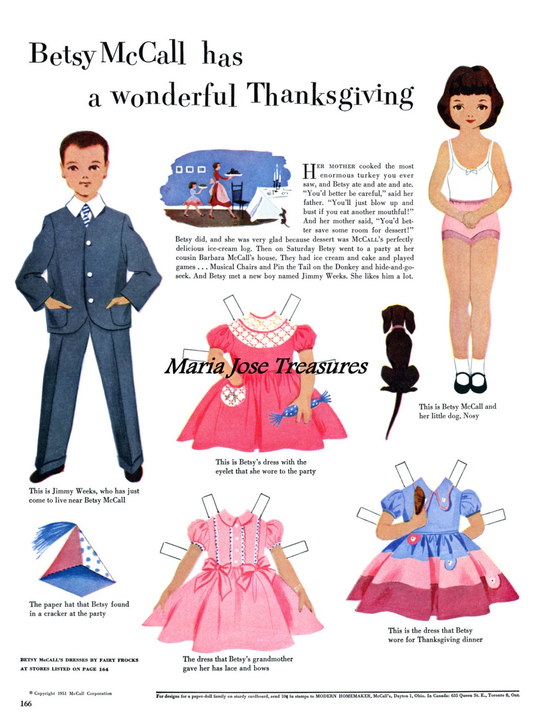 Betsy Celebrates Thanksgiving Paper Dolls Digital Download - Etsy