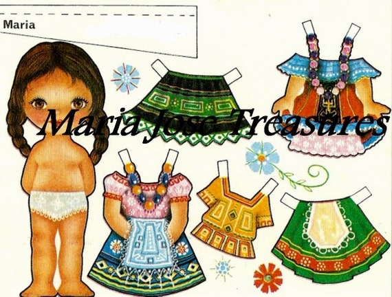 mexican paper doll