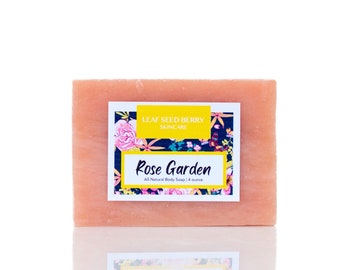 Rose Garden Soap, Bar Soap, All Natural Soap, Vegan Bar Soap, Vegan Skincare, Natural Skincare, Body Soap