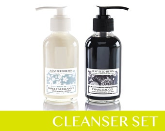 Face Cleanser Set, Natural Facial Cleanser, Organic Cleanser, Acne Cleanser, Cleanser for Acne, Men Cleanser, Men Skincare, Self Care