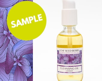 Bio Lavendel Reinigungsöl Probe: Natürlicher Make-up-Entferner