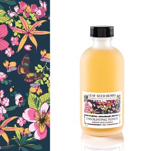 Tónico facial exfoliante de rosas, tónico facial para el acné, tónico natural, tónico hidratante, tónico para piel grasa, tónico facial iluminador