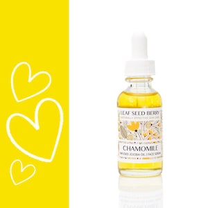 Chamomile Infused Jojoba Oil Face Serum, Natural Skincare Products, Organic Serum, Gift for Her, Face Moisturizer, Skin Moisturizer