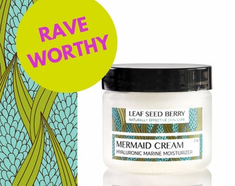 Mermaid Cream Face Cream, Organic Face Moisturizer, Natural Skincare, Vegan Skincare, Vegan Facial Cream, Night Cream, Vegan Skin Cream