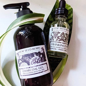 Charcoal & Tea Tree Face Cleanser, Acne Cleanser, Cleanser for Oily Skin, Acne Skincare, Natural Skincare for Men, Men's Facial Cleanser bild 8