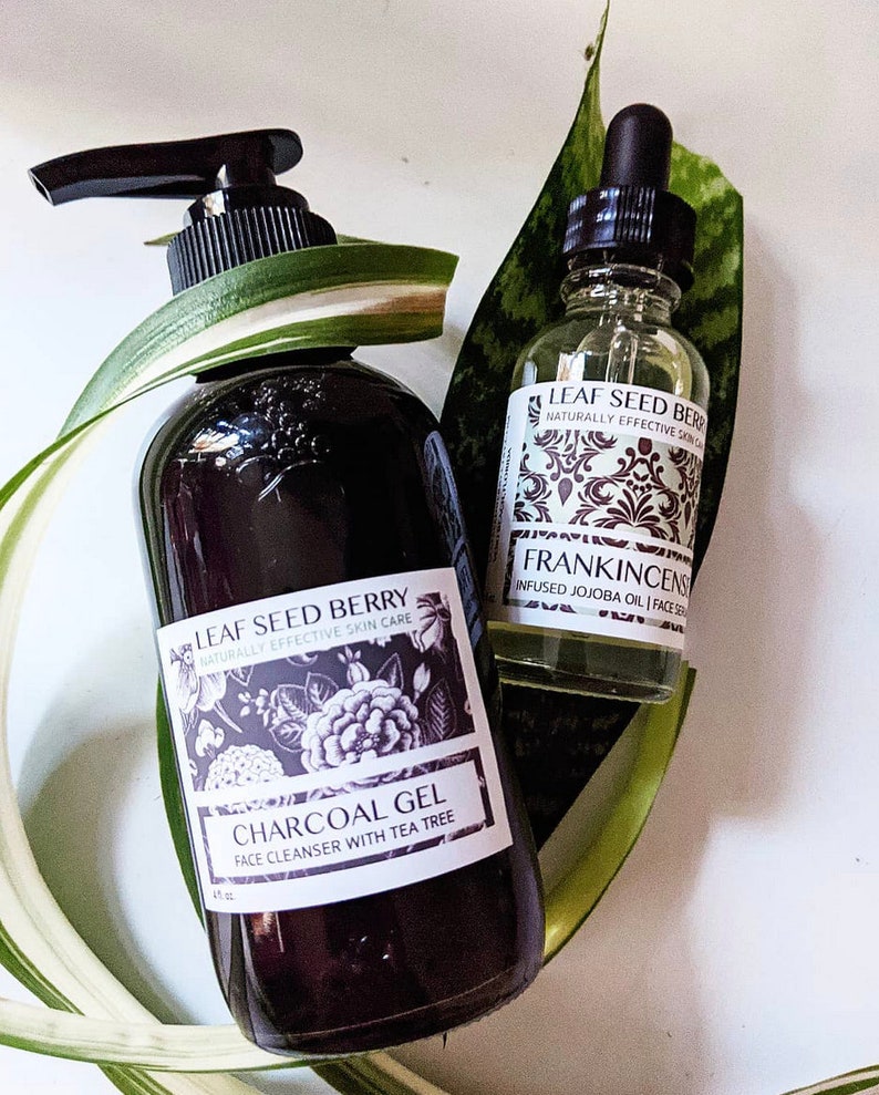 Charcoal & Tea Tree Face Cleanser, Acne Cleanser, Cleanser for Oily Skin, Acne Skincare, Natural Skincare for Men, Men's Facial Cleanser bild 8