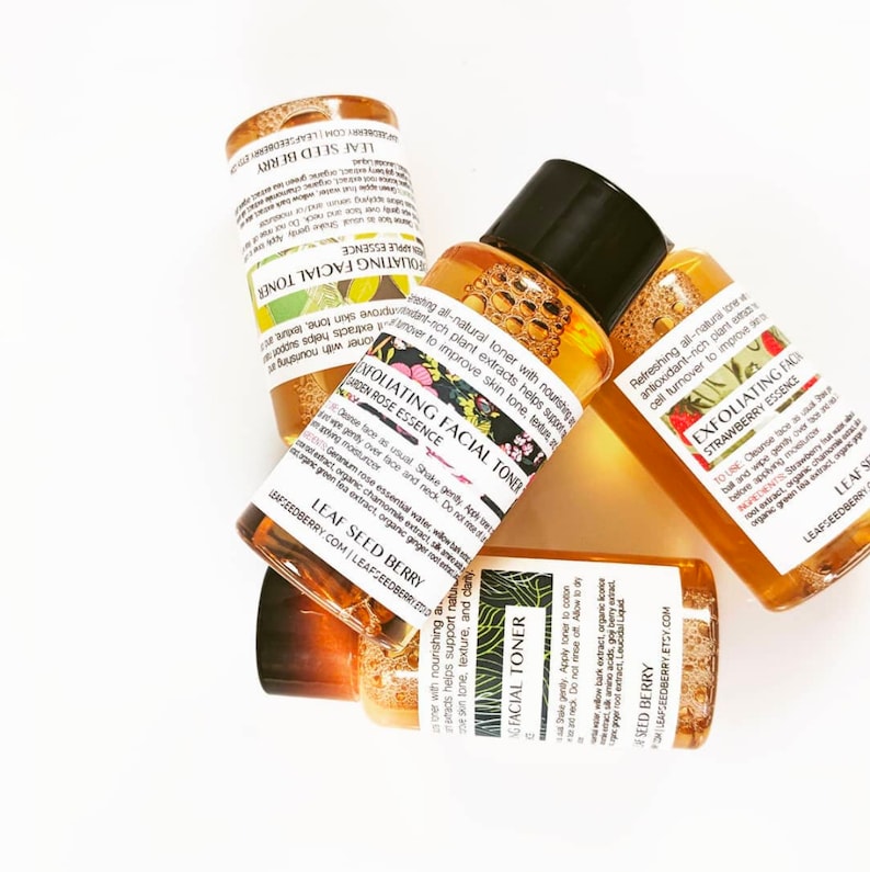 Natural Skincare Samples Set Natural Skin Care Skin Care Etsy