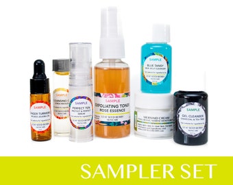 Natural Skincare Samples Set, Natural Skin Care, Skin Care Set, Organic Skincare, Face Cleanser, Face Moisturizer, Organic Skin Care, Beauty