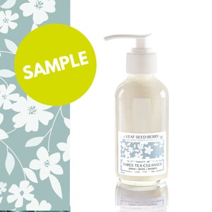 SAMPLE Natural Facial Cleanser, Organic Face Cleanser, Natural Skincare, Skincare Products, Self Care, Creamy Liquid Soup, Gift for Her