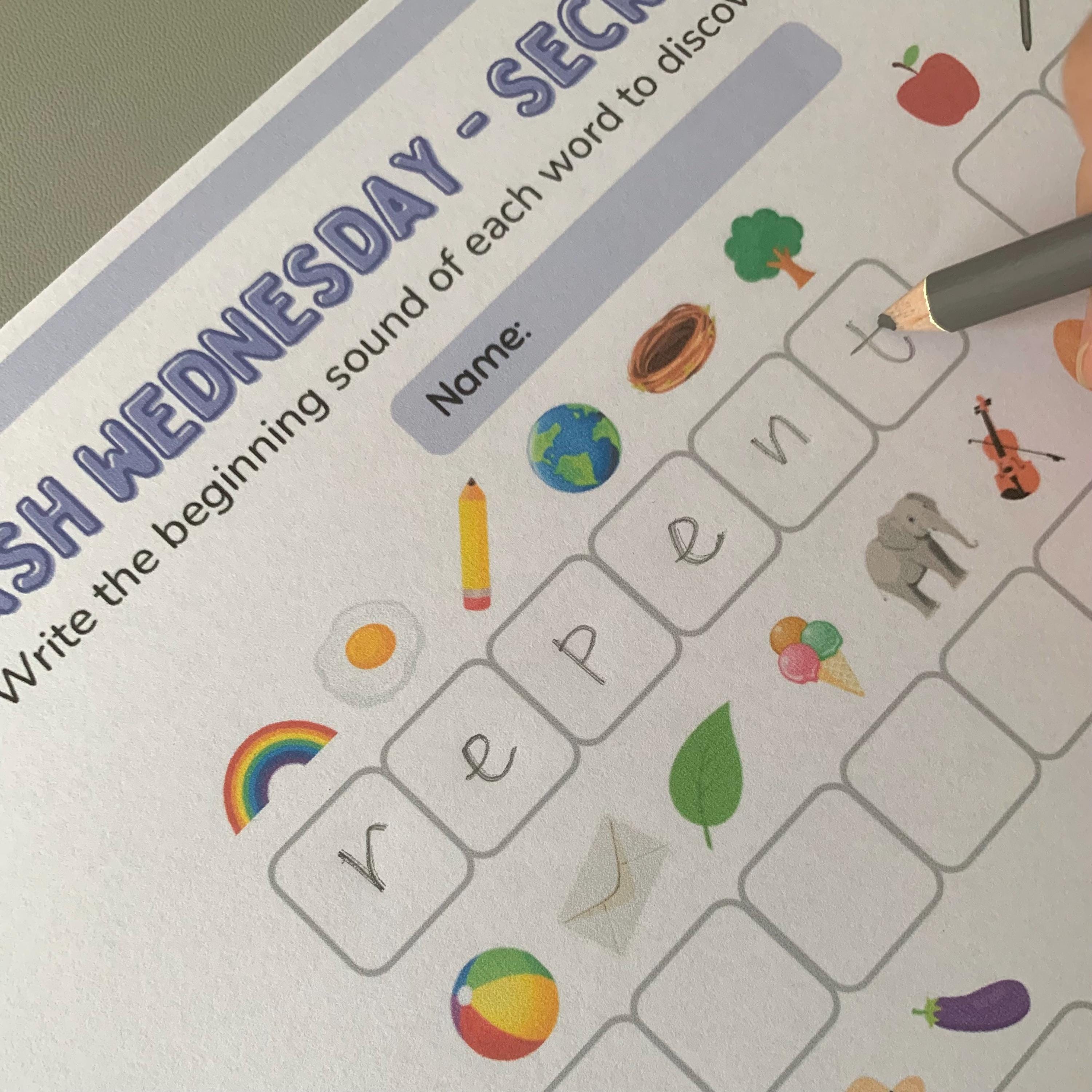 Coding For Wednesday Ash Wednesday Worksheet Lenten Season Activity Crack the Code Secret ...