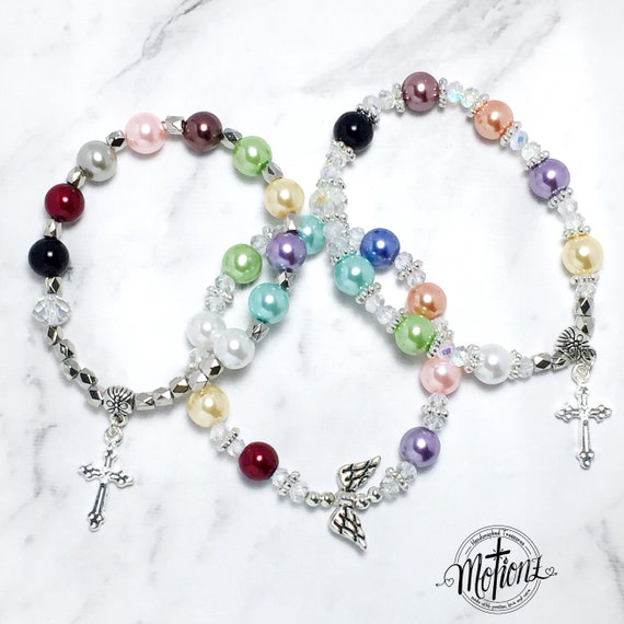 Psalm 23 Pearl Bracelet, Christian Jewelry, Scripture ,bible Verse