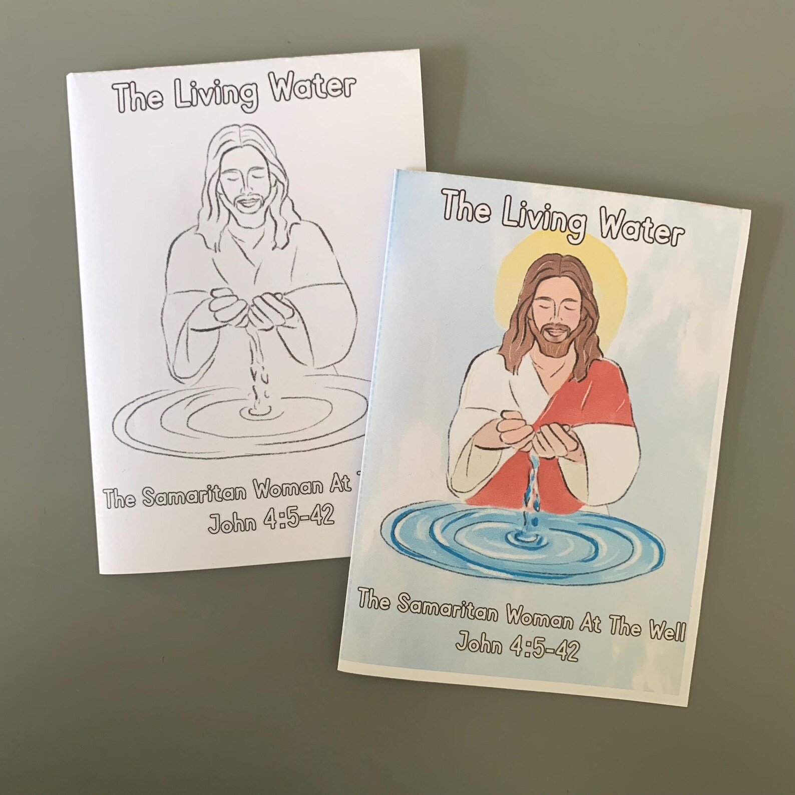 Jesus the Living Water Samaritan Woman at the Well Bible Lesson ...