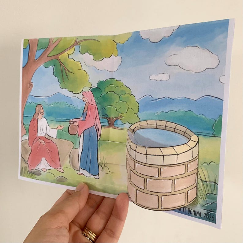 Jesus the Living Water Samaritan Woman at the Well Bible Lesson ...