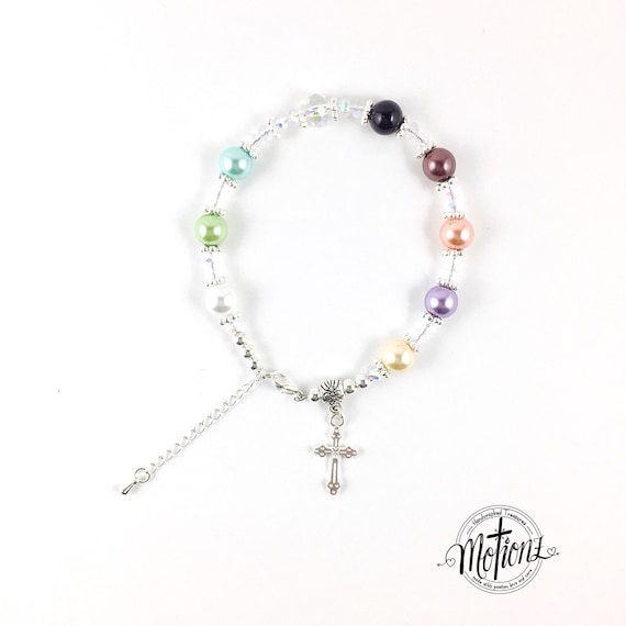 Psalm 23 Pearl Bracelet, Christian Jewelry, Scripture ,bible Verse
