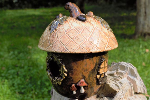 Acorn Bird House Etsy