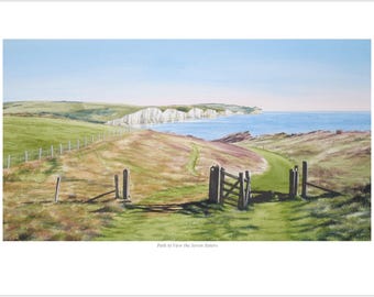 Path to View Seven Sisters, signed print