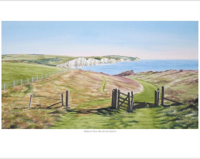 Featured listing image: Path to View Seven Sisters, signed print