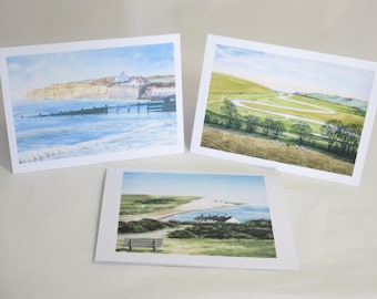 Cuckmere Haven Cards, singles or pack of 3