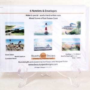 Notelets, Sussex Coast Set, pack of 6