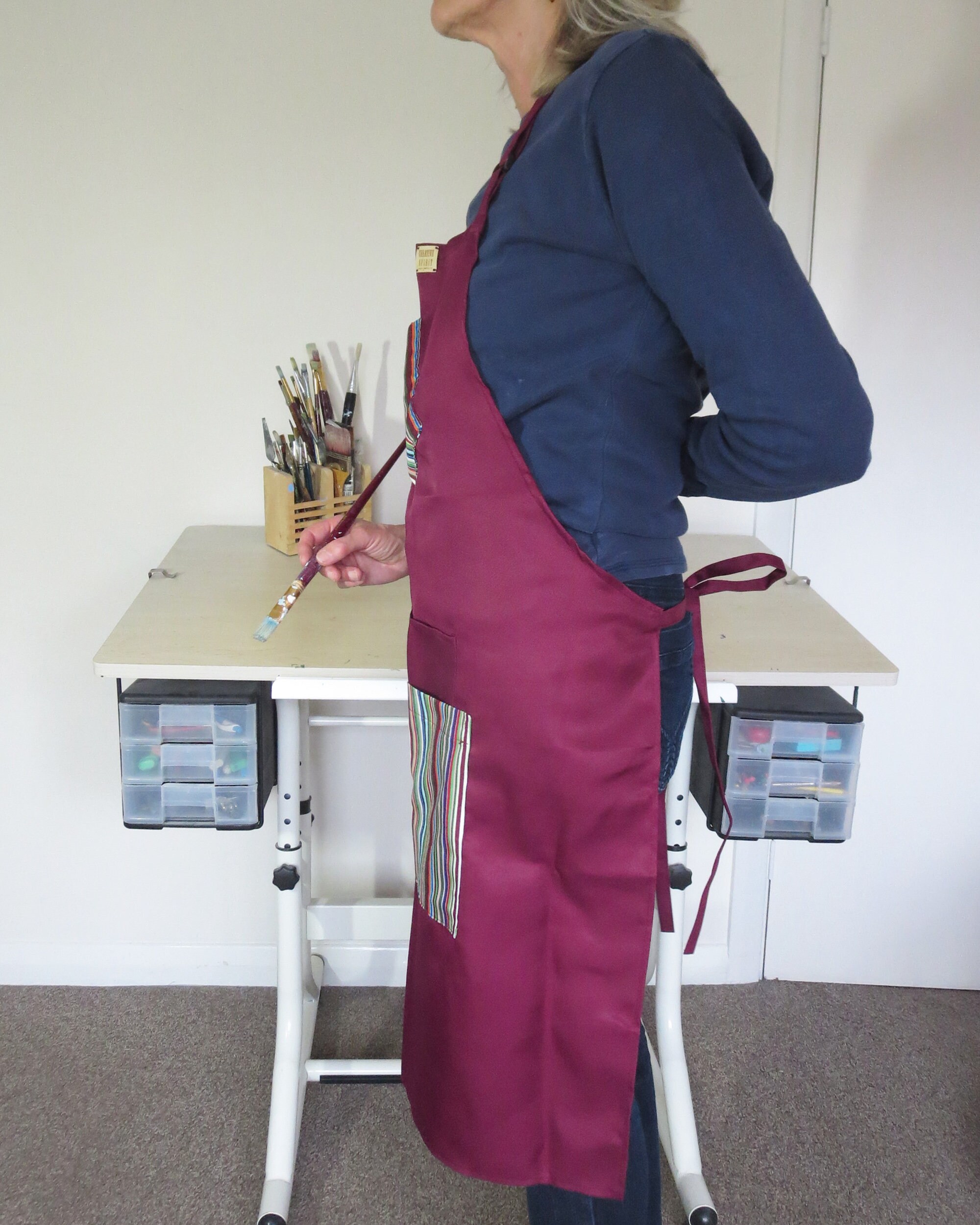 Art and Craft Apron practical and colourful Etsy