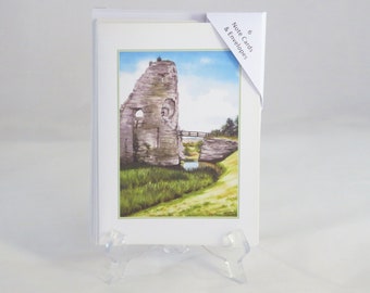 Pack of 6 Pevensey Castle Note Cards