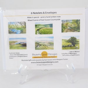 Notelets, conjunto de campo Sussex, pacote de 6