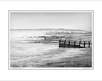 Spring Mist at Cooden Beach, A3 print