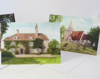 The Bloomsbury Trail Cards, Charleston and Berwick Church