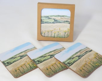 Countryside Coasters, single or pack of 4, South Downs