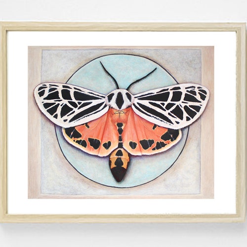 Beautiful Moth Art Print. Butterfly Wall Art. Geometric Print. - Etsy