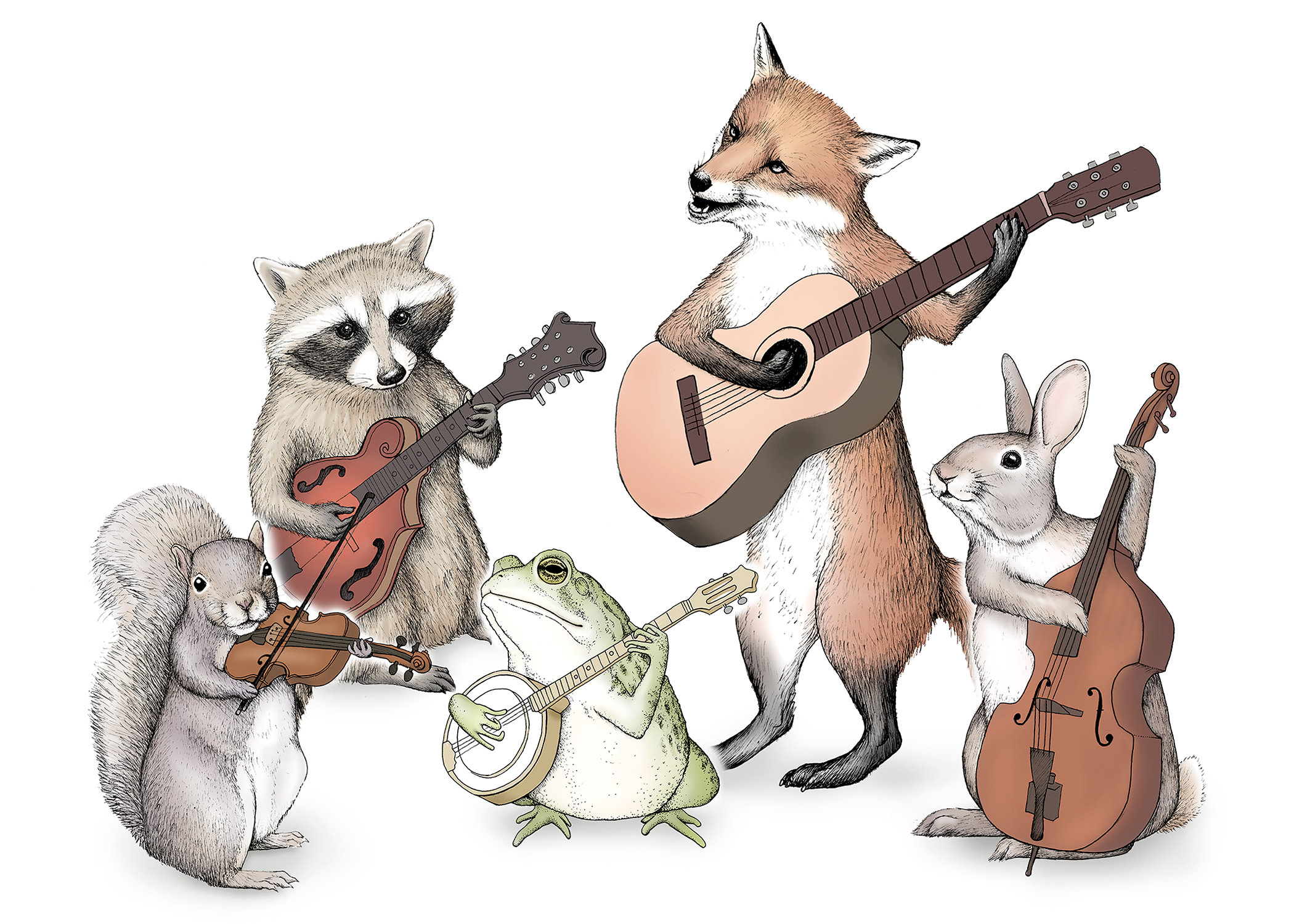 Bluegrass Animal Band Printable Art Print. Kids Bluegrass Music Animal Art  Cute Print Woodland Critter Band Nursery Instant Digital Download - Etsy  Israel, image size:2100x1500