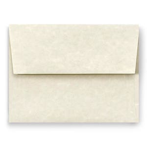 May include: A blank, off-white envelope with a textured surface.
